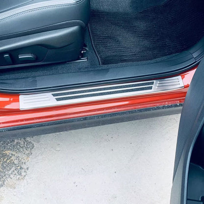 4x Steel Door Sill Protector Trim Scuff Plate Suitable For Subaru Crosstrek 2023-3