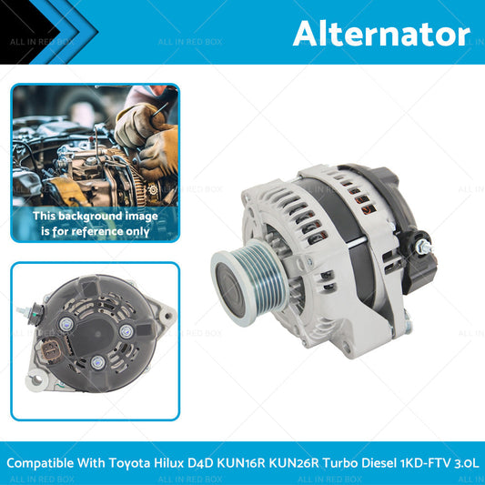 Alternator 3.0L for Toyota Hilux D4D KUN16R KUN26R Turbo Diesel 2005-2015