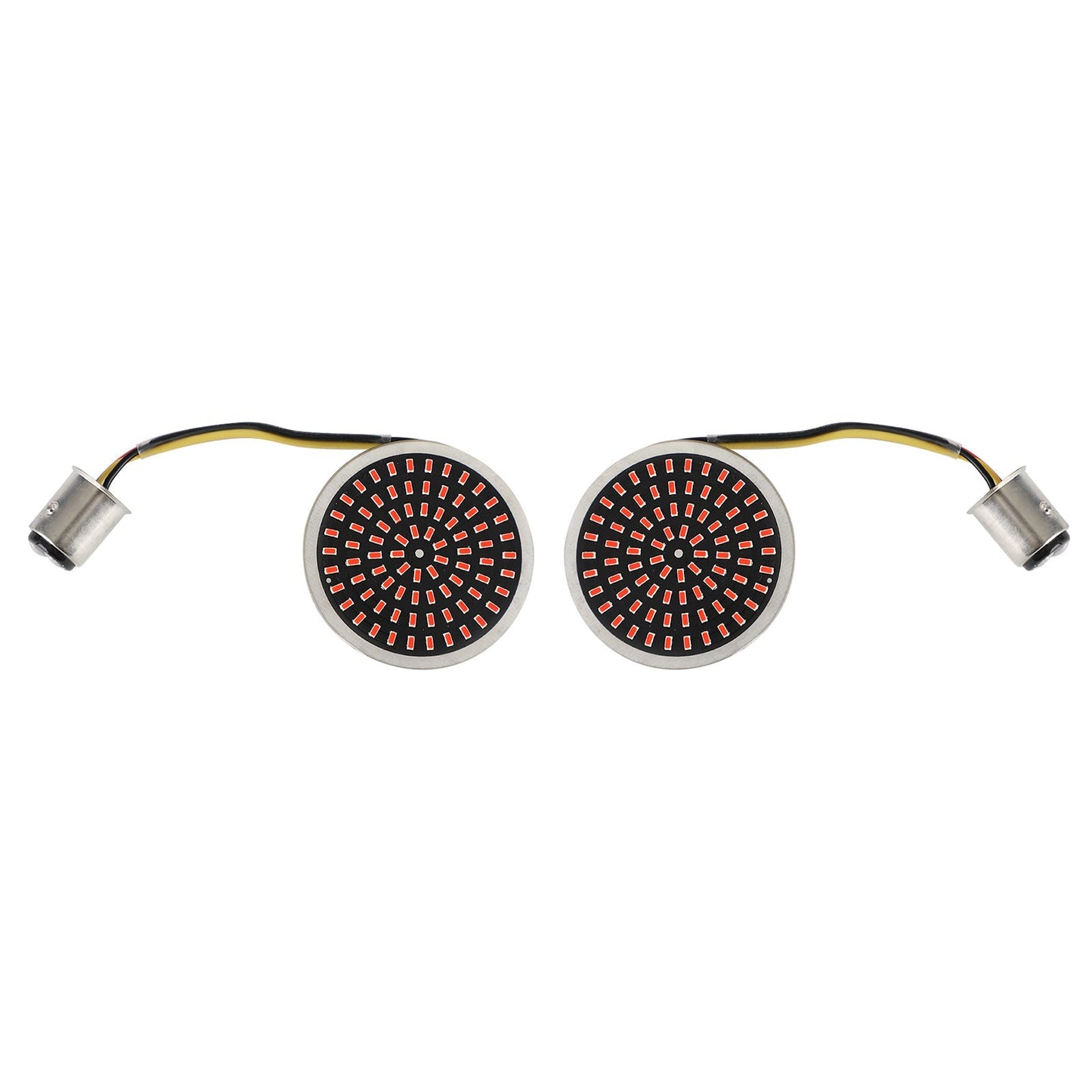 1157 LED Turn Signal Light Inserts Lamp Fit for Softail Touring Dyna Sportster Generic