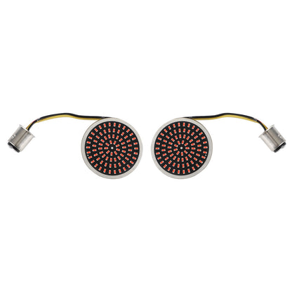 1157 LED Turn Signal Light Inserts Lamp Fit for Softail Touring Dyna Sportster Generic