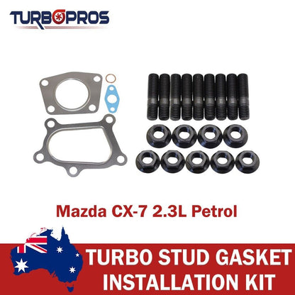 Premium Turbo Installation Stud & Gasket Kit for Mazda CX-7 2.3L Petrol