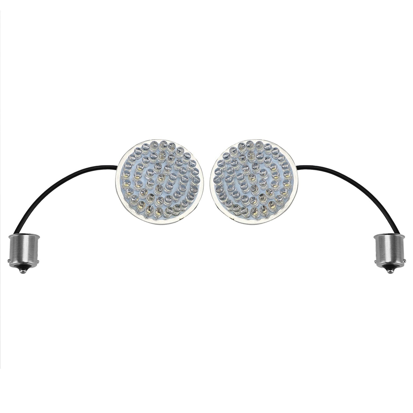 1156 Rear LED Turn Signal Insert Lights for Dyna Touring Street Road Glide 883 Generic