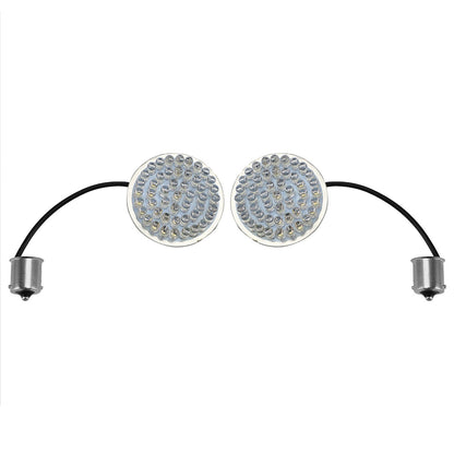 1156 Rear LED Turn Signal Insert Lights for Dyna Touring Street Road Glide 883 Generic
