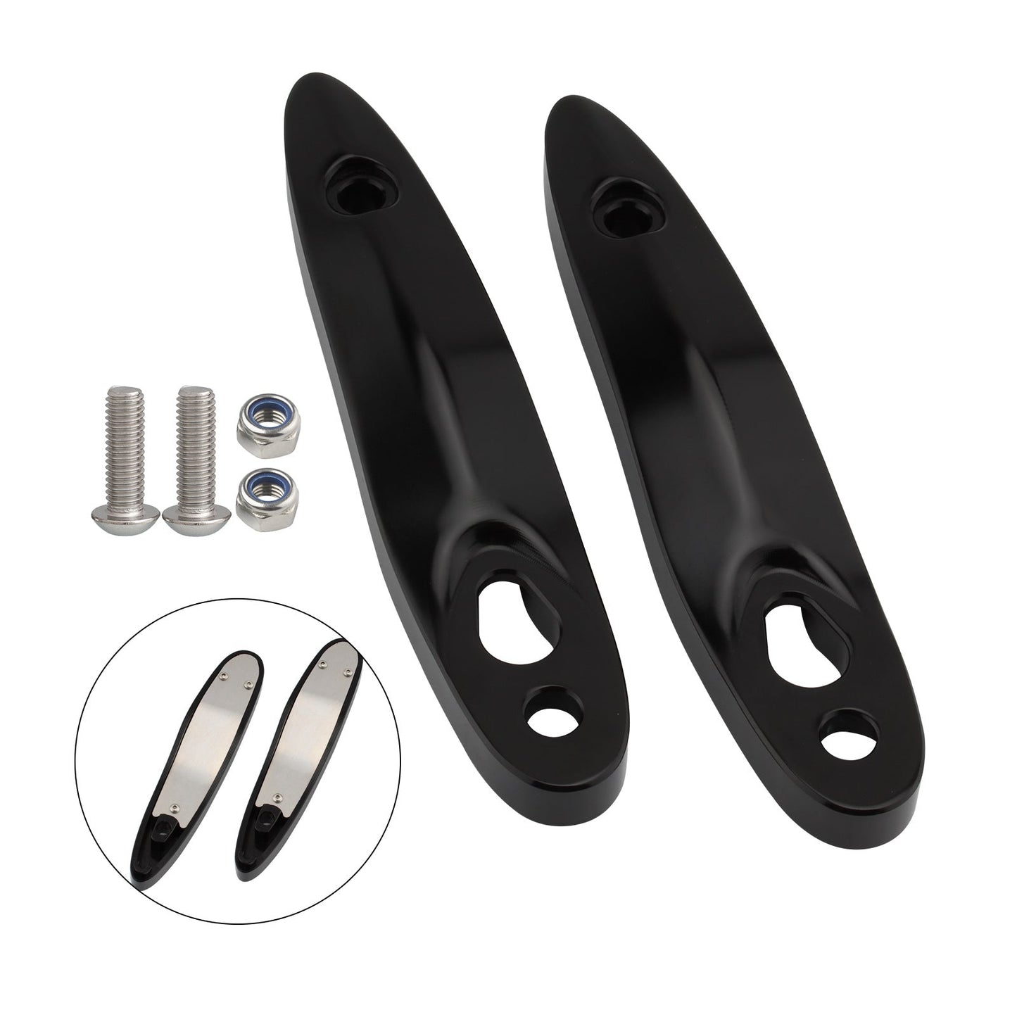 Turn Signal Extension Bracket License Plate Relocation Kit Fit for Softail 00-23 Generic