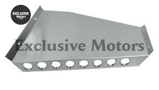 Ford Escort MK1 & 2 centre console Alloy silver for standard tunnel RAL066