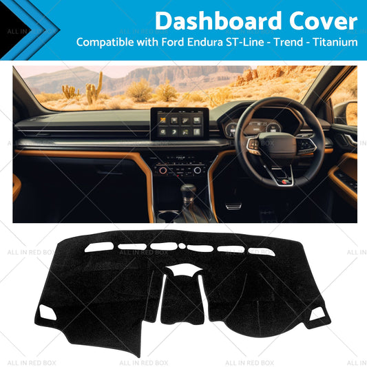 Dash Mat Black for Ford Endura ST-Line/Trend/Titanium (2018-2019)