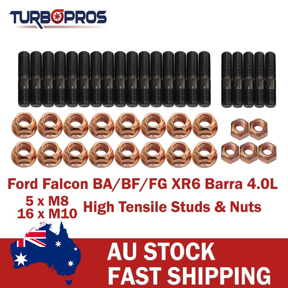 High Tensile Exhaust Manifold&Turbo Stud for Ford Falcon XR6 BA/BF/FG Barra 4.0L