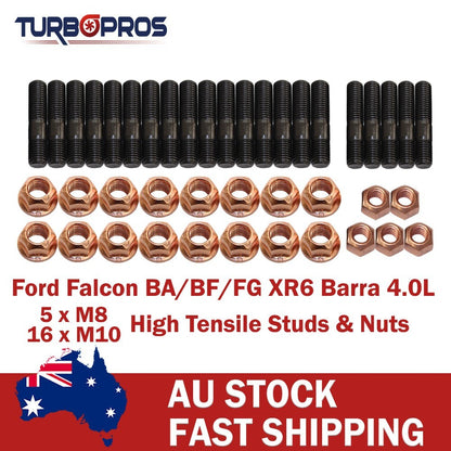 High Tensile Exhaust Manifold&Turbo Stud for Ford Falcon XR6 BA/BF/FG Barra 4.0L
