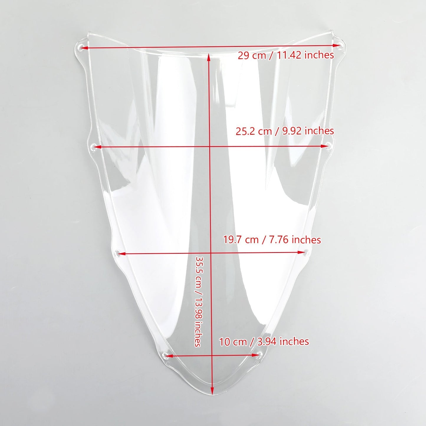 ABS Plastic Motorcycle Windshield WindScreen for Ducati 1299 2015-2020 Generic