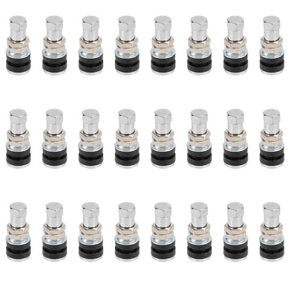 24pcs TR-161 Bolt In Tyre Valve Tire Metal Tubeless Clamp Snap-in Wheel Rim