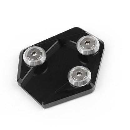 Kickstand Side Stand Enlarger Plate Pad For 14-15 HONDA Grom MSX 125 MSX125 BLK