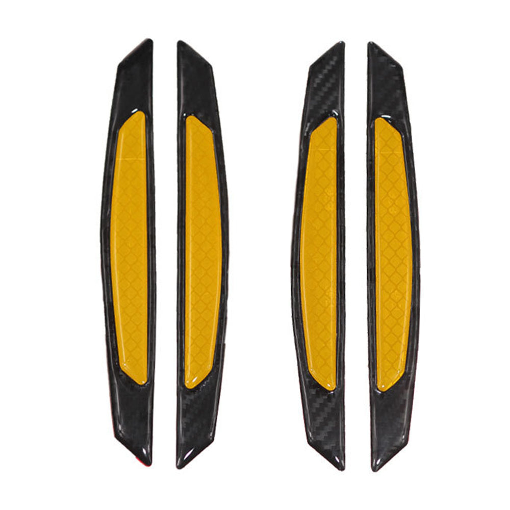 Reflective Carbon Fiber Car Door Edge Guard Bump Protector Sticker Suitable For Universal Use-2