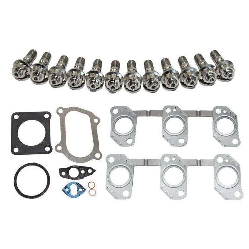 Permaseal Turbo&Manifold Titanium Stud&Gasket for Toyota 80 Series 1HD-T 4.2L