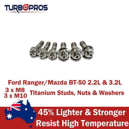 Titanium Turbo Charger Stud Kit for Ford Ranger/Mazda BT-50 2.2L
