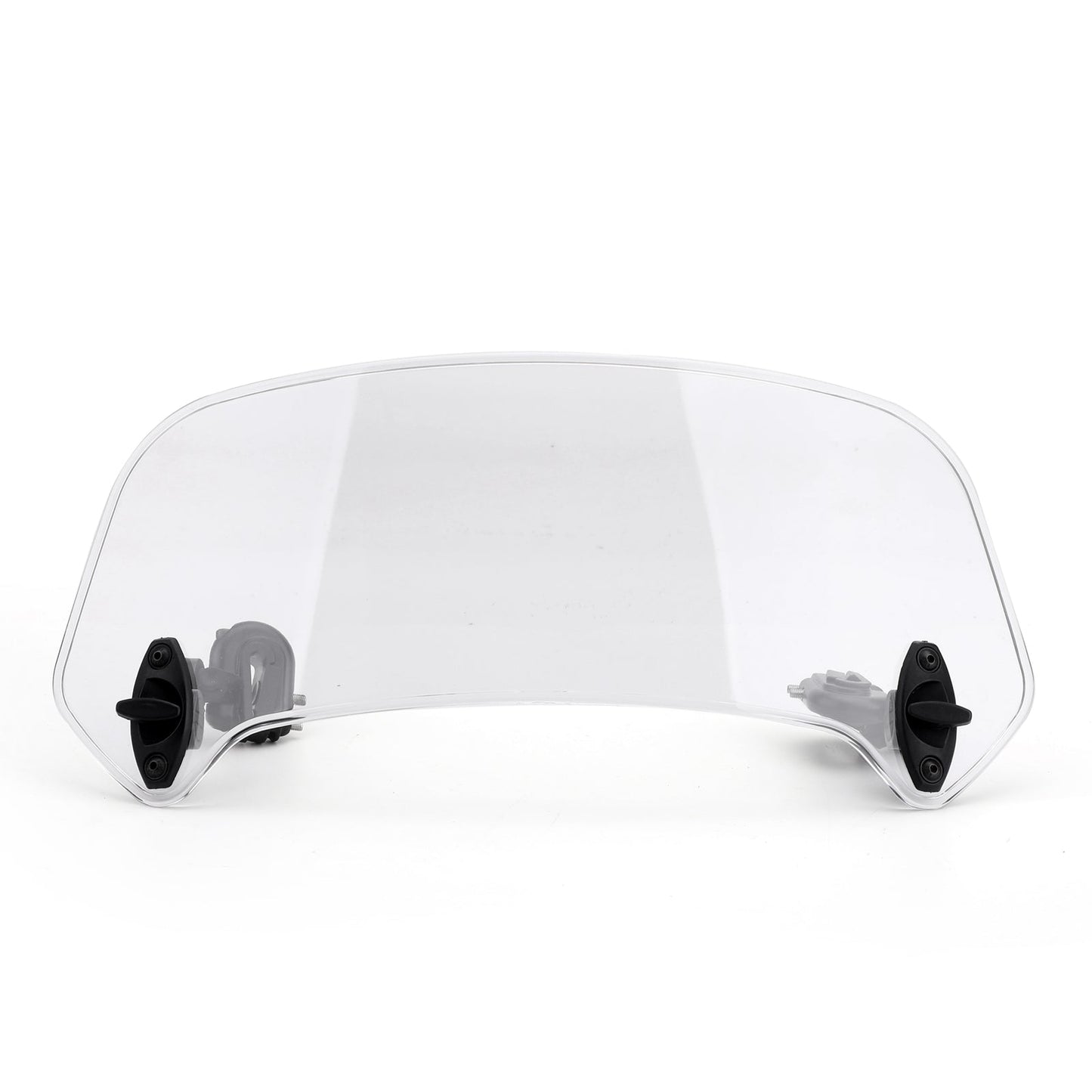 Motorcycle Adjustable Clip On Windshield Extension Spoiler Wind Deflector