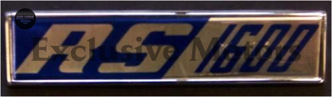 Ford Escort Mk1 RS1600 Badge Foil Insert