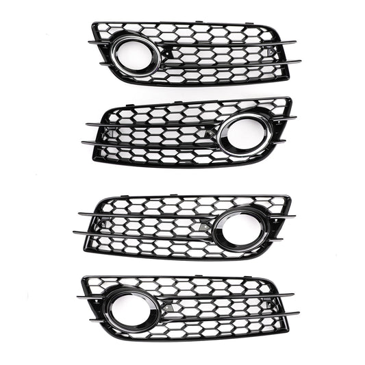 Fog Light Grill Honeycomb for Audi A4 S-LINE S4 (2008-2012)