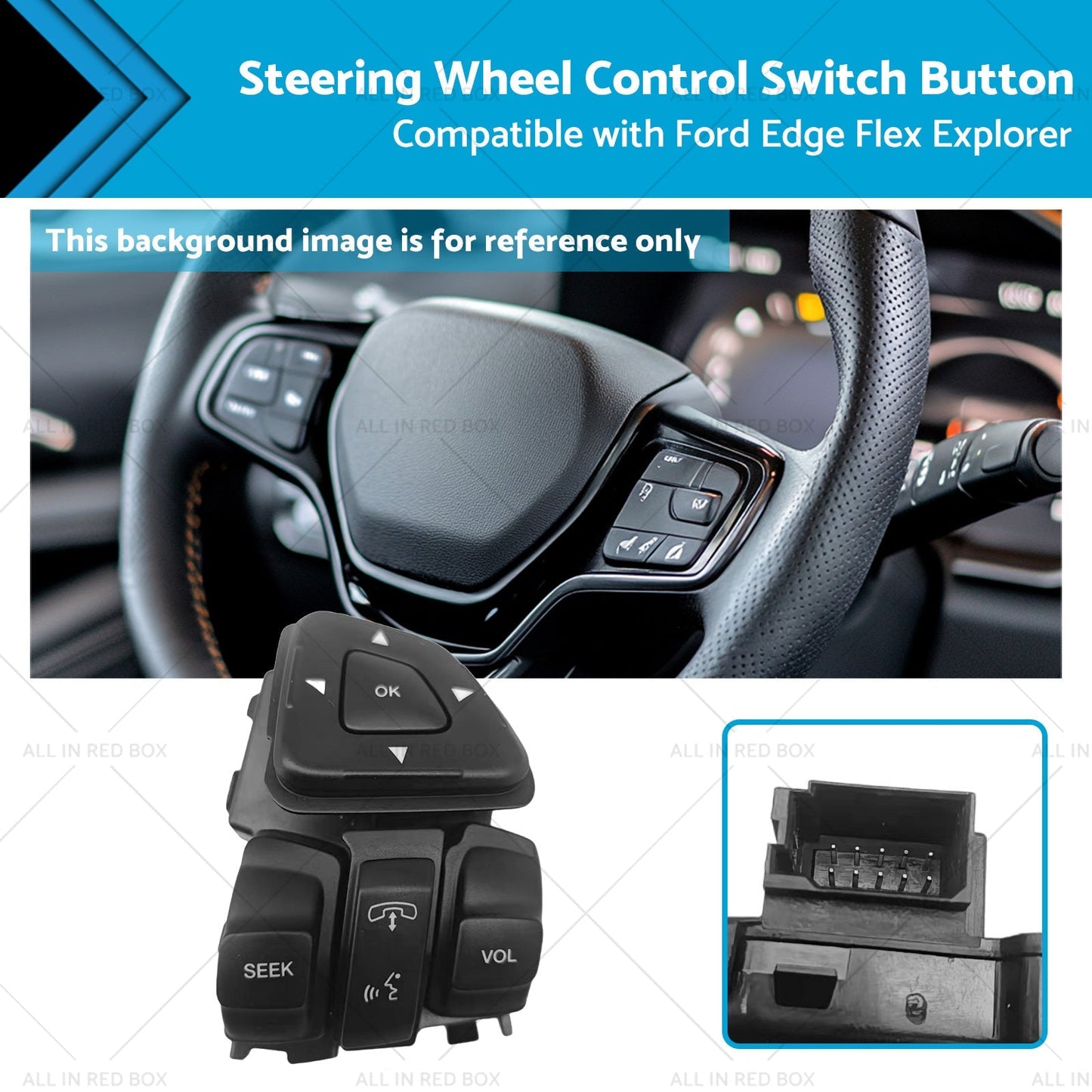 Steering Wheel Control Switch for Ford Edge Flex (2007-2019)