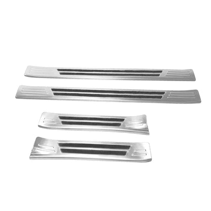 4x Steel Door Sill Protector Trim Scuff Plate Suitable For Subaru Crosstrek 2023-0