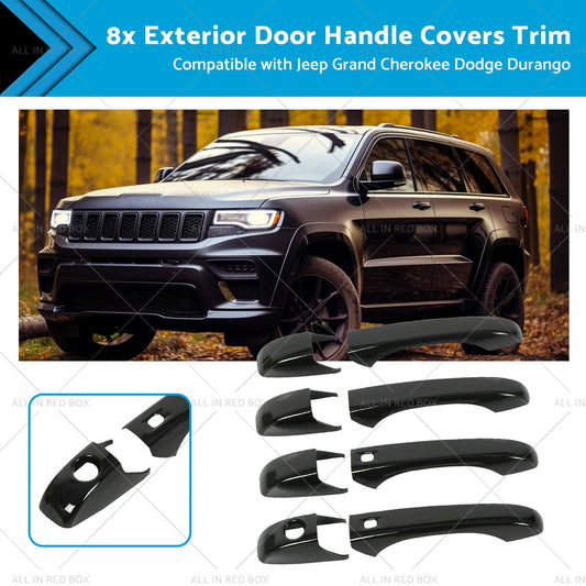 8pcs Door Handle Covers for Jeep Grand Cherokee Chrysler 2011-2021