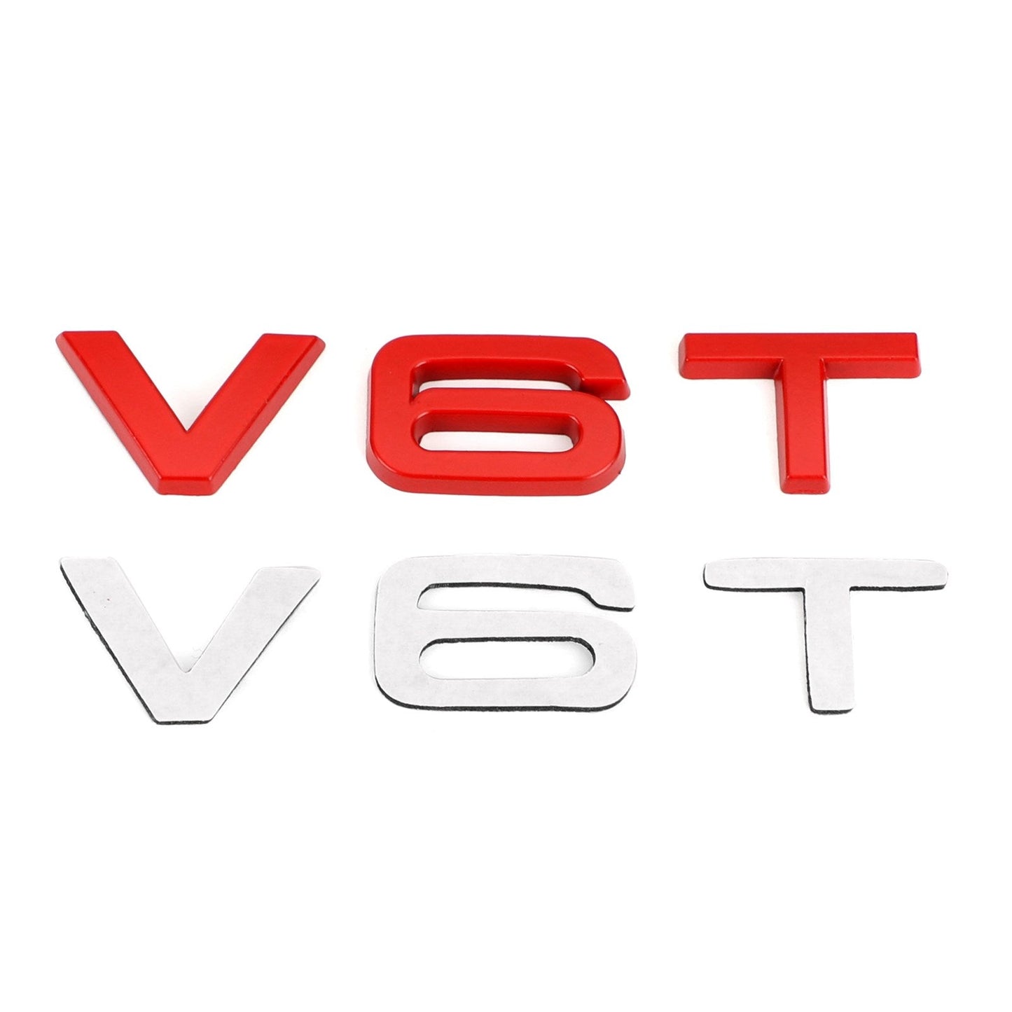 V6T Emblem Badge for Audi A1 A3 A4 A5 A6 Q3 Q7 S4 S6  (2008-2023)