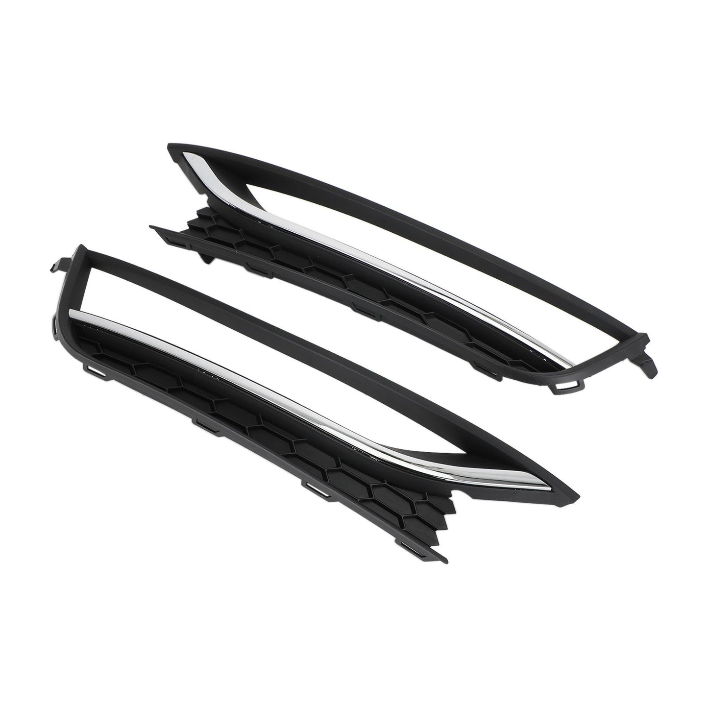 Fog Light Cover Black & Chrome for VW Passat (2012-2015)