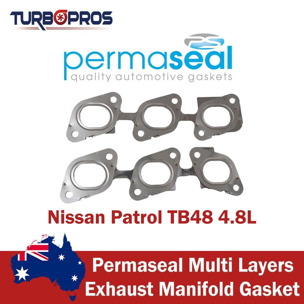 Permaseal Exhaust Manifold Gasket for Nissan Patrol TB48 4.8L