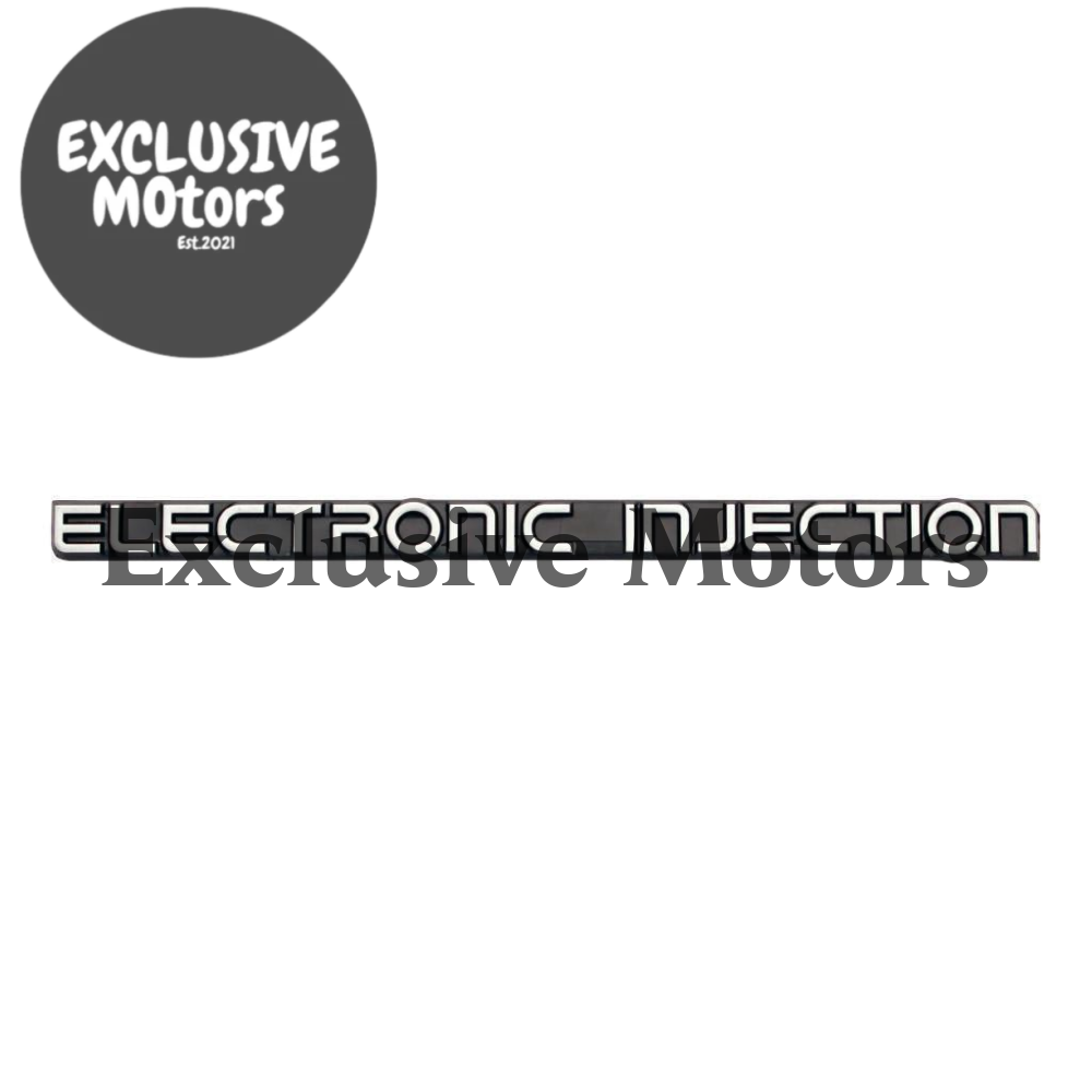 ELECTRONIC INJECTION BADGE for VK VL - HOLDCOM AUTO PARTS