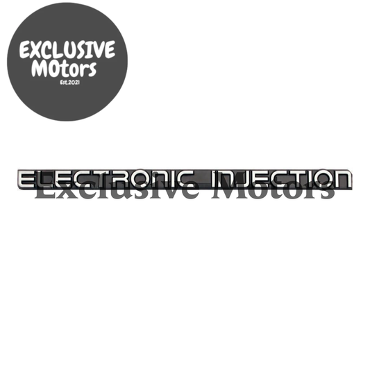 ELECTRONIC INJECTION BADGE for VK VL - HOLDCOM AUTO PARTS