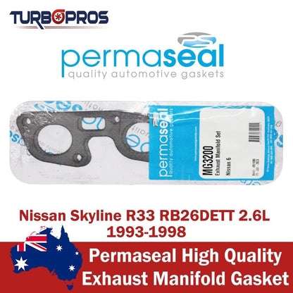 Permaseal Exhaust Manifold Gasket for Nissan Skyline R33 RB26DETT 2.6L 1993-1998