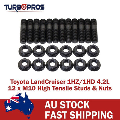 High Tensile Exhaust Manifold Stud Kit for Toyota Landcruiser 1HZ 1HD 4.2L