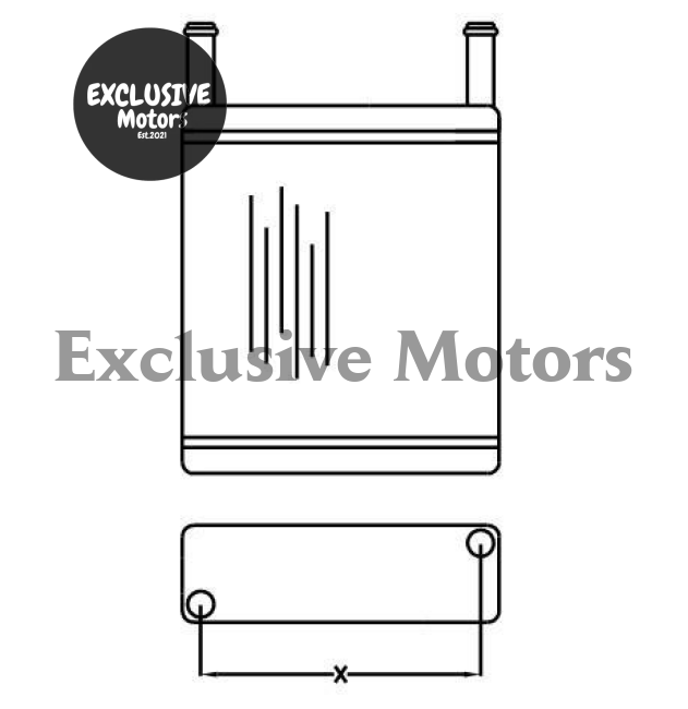 Ford Cortina MK4 & MK5 1980-1982 Heater Core