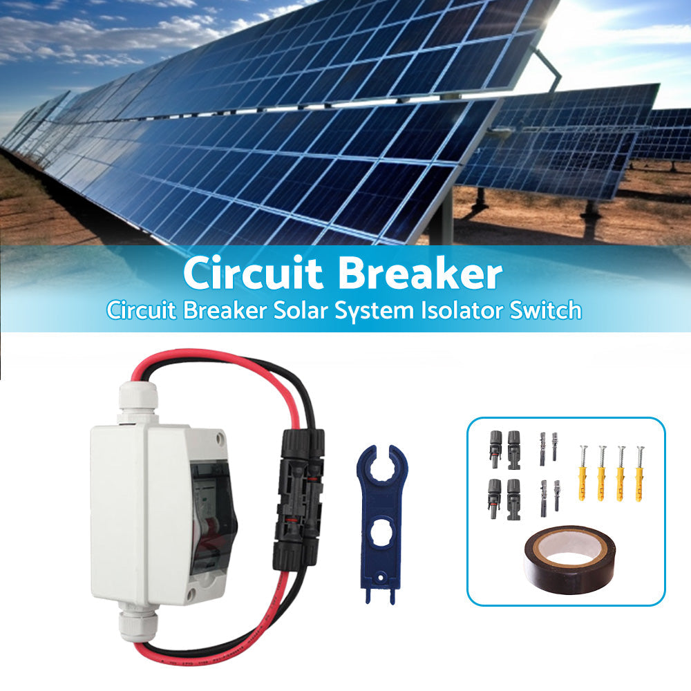 PV Isolator Switch DC 500V 32A IP65 Disconnect Circuit Breaker Suitable for Solar-Panels-1