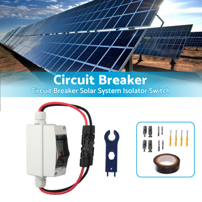 PV Isolator Switch DC 500V 32A IP65 Disconnect Circuit Breaker Suitable for Solar-Panels-1
