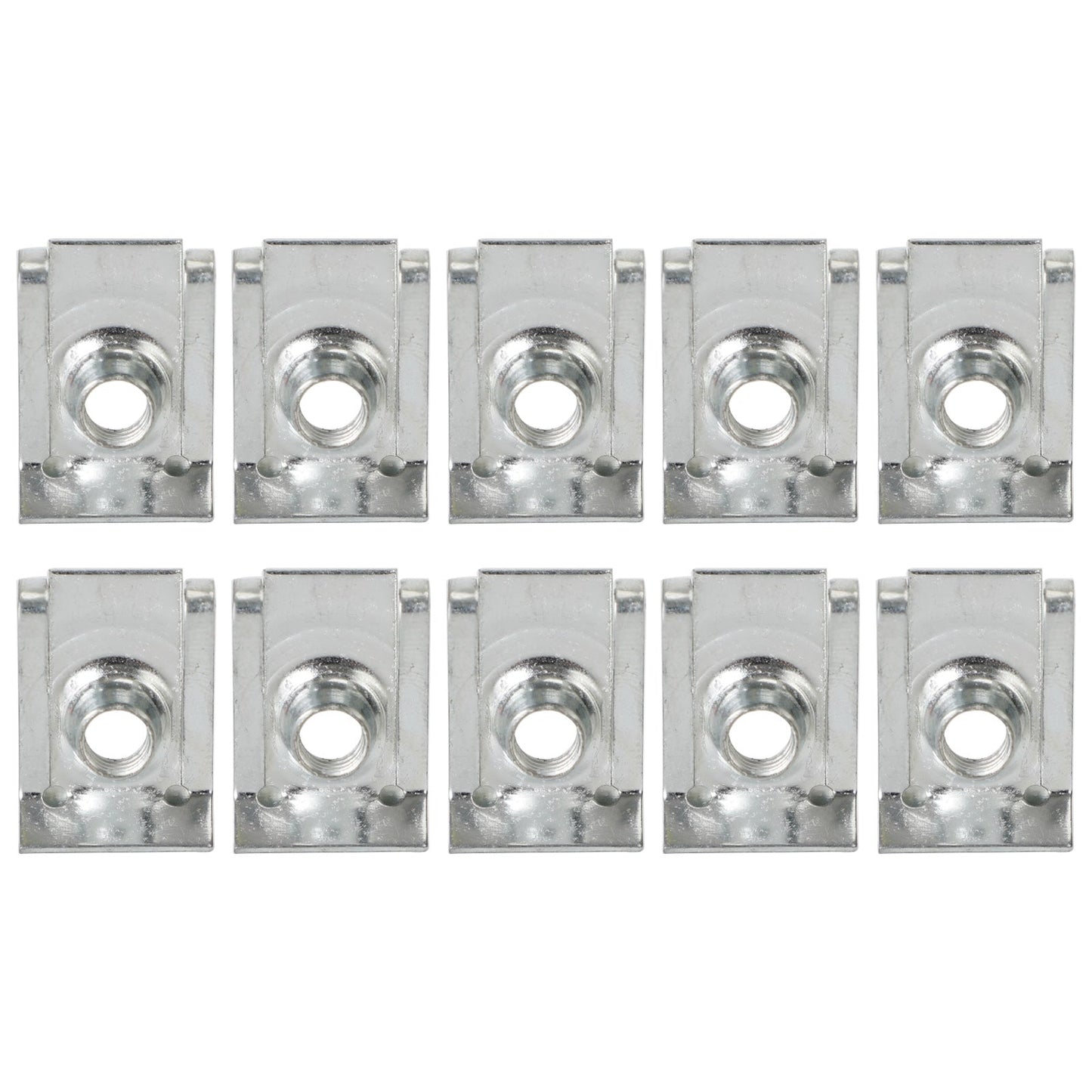 10x Motorcycle Faring Bolt Nut Zinc-plated Screw Clip Speedclips 6mm For Honda