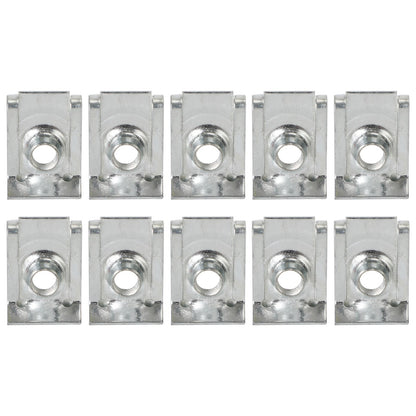 10x Motorcycle Faring Bolt Nut Zinc-plated Screw Clip Speedclips 6mm For Honda