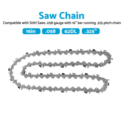 Semi Chisel 325. 050 72DL Chainsaw Chain Suitable for Husqvarna Jondered Makita-1