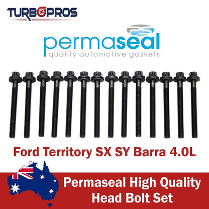 Permaseal Head Bolt Set for Ford Territory SX SY Barra 4.0L