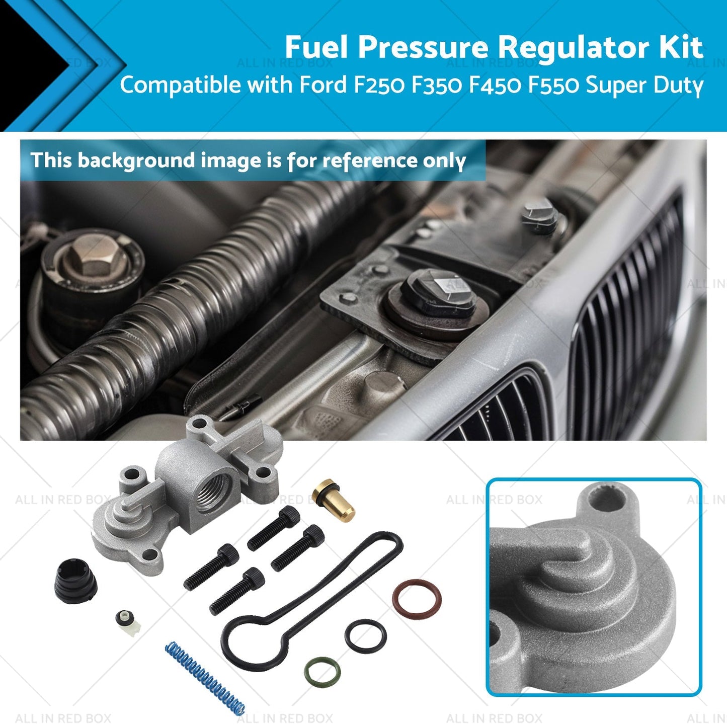 Fuel Pressure Regulator Kit for Ford F250 F350 F450 F550 6.0 2003-2007