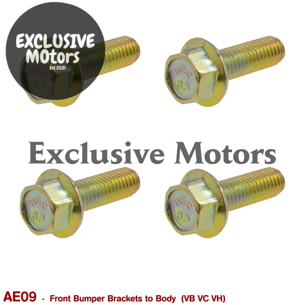 FRONT BUMPER / REO BAR BRACKET BOLTS for VB VC VH - HOLDCOM AUTO PARTS