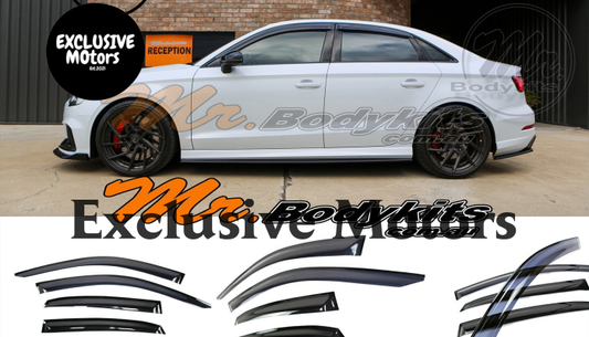 Weathershield Window Visor for Audi A3/S3/RS3 Sedan 2013-2019