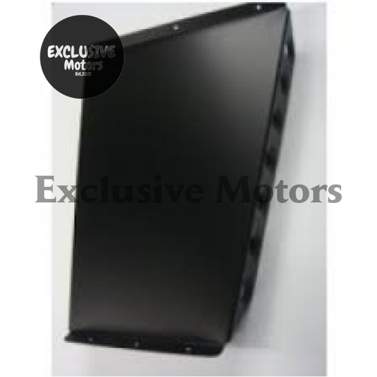 Ford Escort MK1 & 2 centre console Alloy black for standard tunnel RAL066A