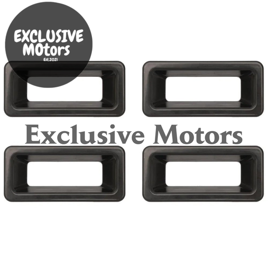 INTERIOR DOOR LOCK SURROUND TRIMS BLACK for VB VC VH VK VL - HOLDCOM AUTO PARTS