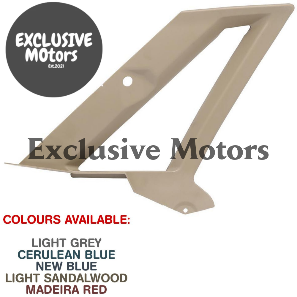 INTERIOR REAR QUARTER (1/4) WINDOW MOULDS for VK VL (PAIR) - HOLDCOM AUTO PARTS