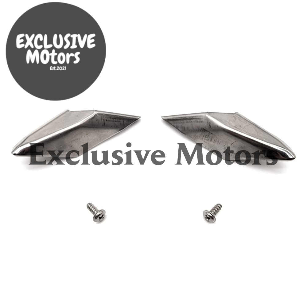 REAR UPPER BUMPER TRIM METAL END CAPS for VL - HOLDCOM AUTO PARTS
