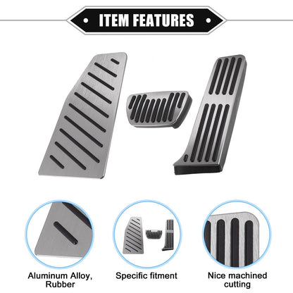 Aluminum Alloy Gas Brake Footrest Pedal Pad for Toyota Rav4 (2019-2023)