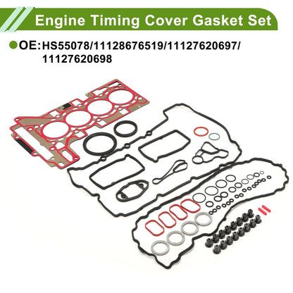 Engine Timing Cover Gasket Set for BMW 228i 2.0L (2014-2016)