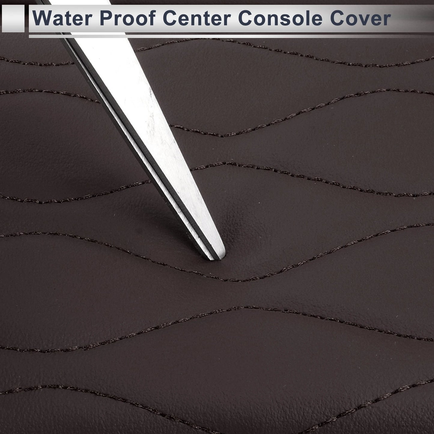 Car Center Console Cover for BMW X5 G05 (2019-2023) - Dark Brown Storage Bag
