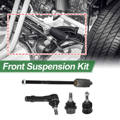 8pcs Front Suspension Kit Tie Rod Ends & Ball Joints for Ford Explorer (2002-2010)
