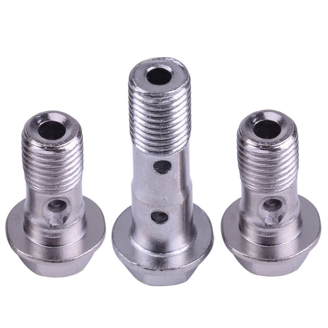 3 x M10 x 1.25 Motorcycle Brake Banjo Bolts for Yamaha, Kawasaki, Suzuki